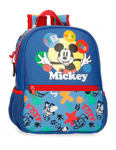 4222141 BACKPACK  28CM. MICKEY PEEK A BOO